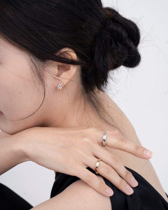 Piega Heart Earrings