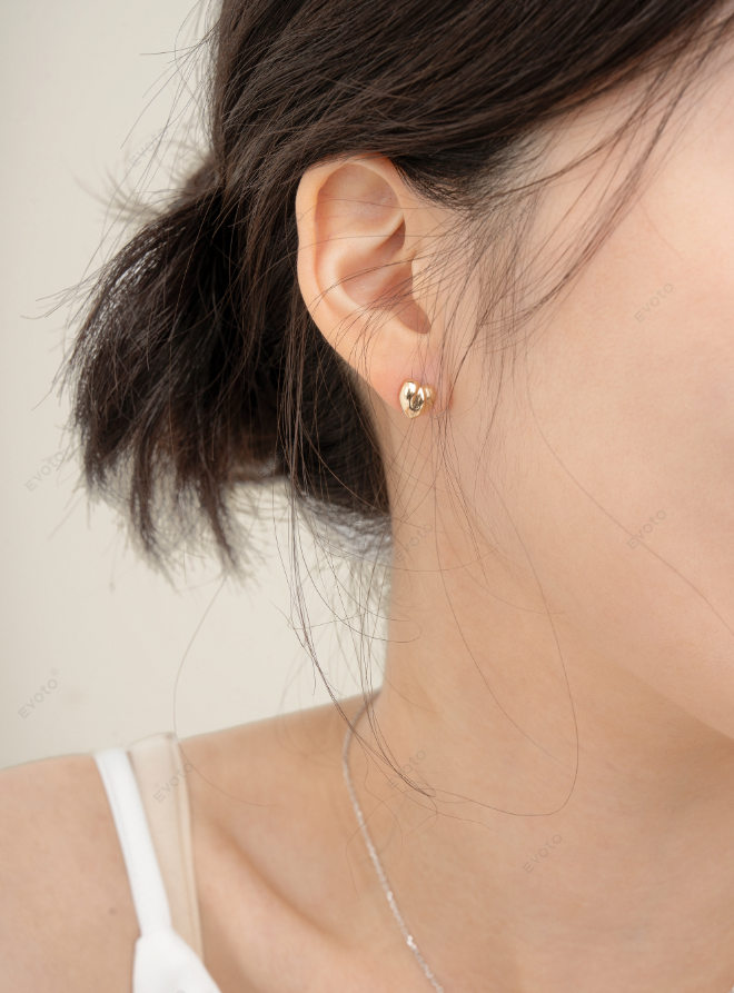 Piega Heart Earrings