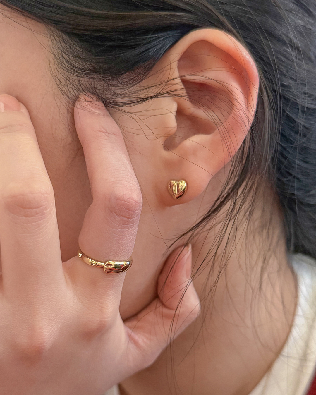 Piega Heart Earrings